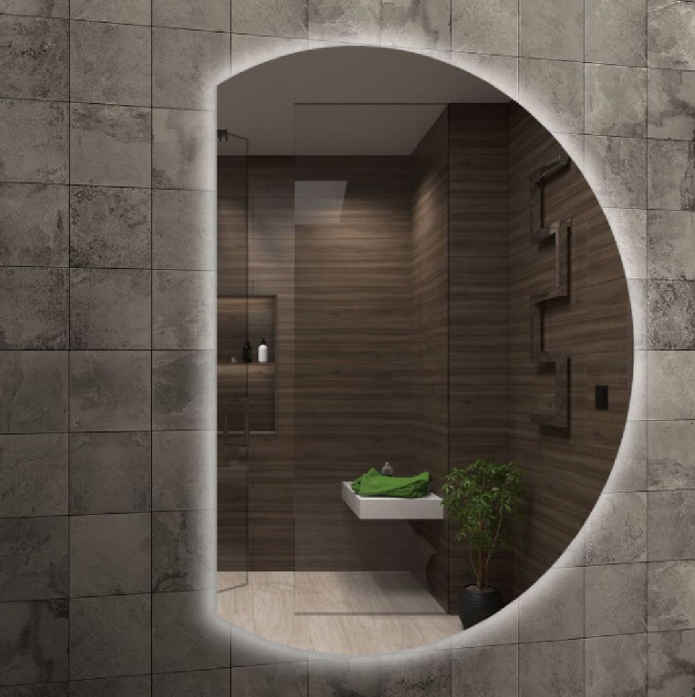 Venti Moon lustro 60x80 cm z oświetleniem