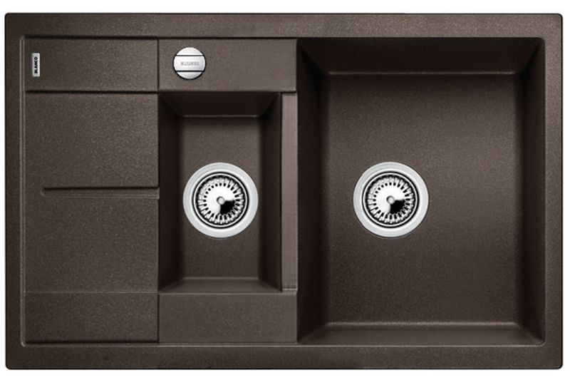 Blanco Metra 6 S Compact zlewozmywak 78x50 cm z Silgranit PuraDur kawowy 515044