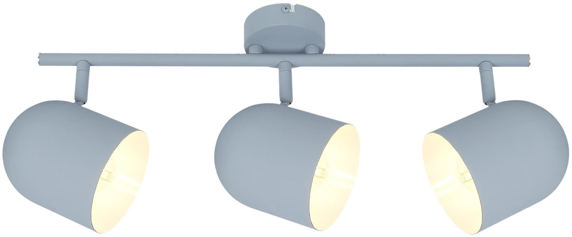 Candellux Azuro lampa podsufitowa 3x40W szary mat 93-63229