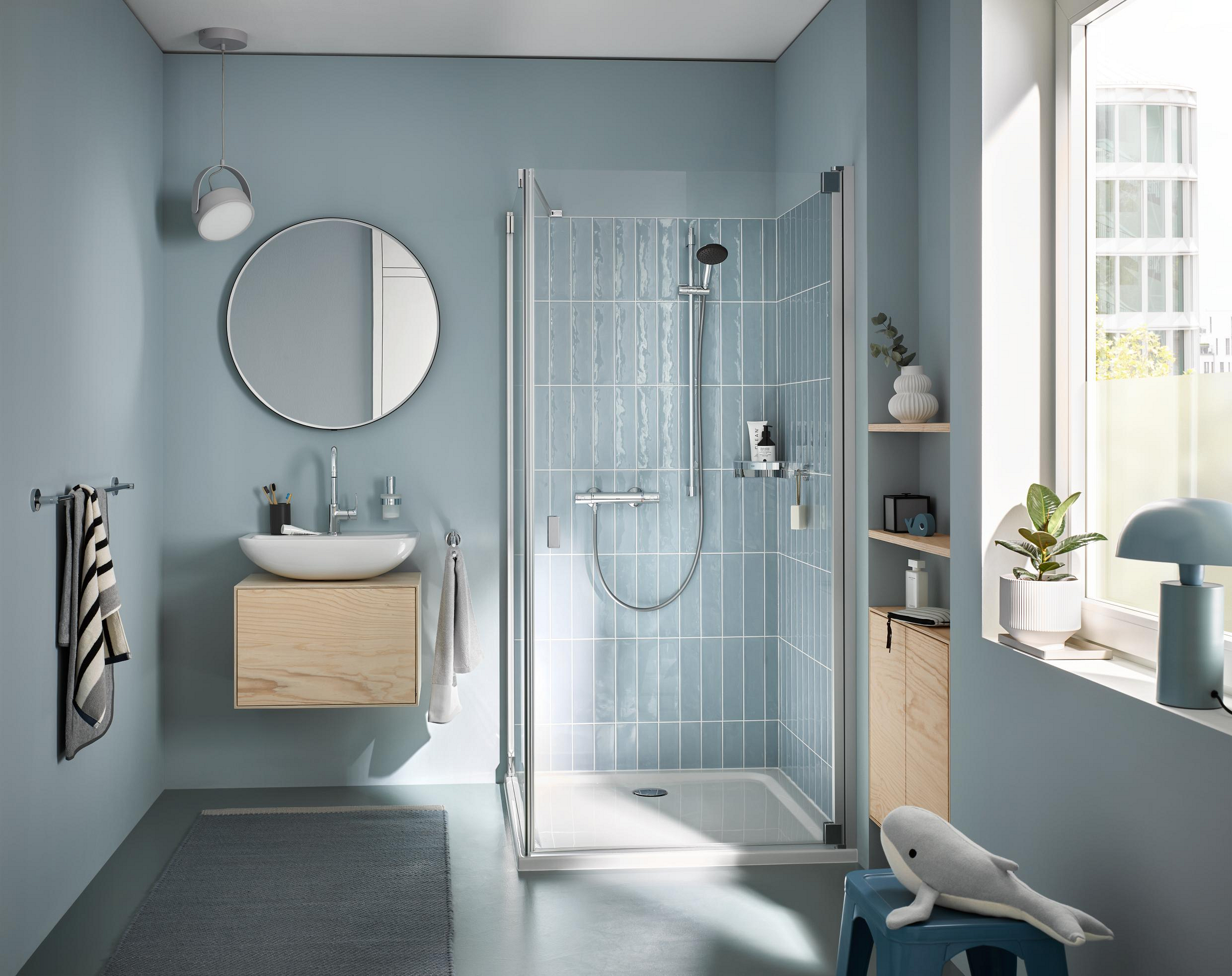 Grohe Precision Start bateria prysznicowa ścienna termostatyczna chrom 34854001 - Wysyłka w 24h