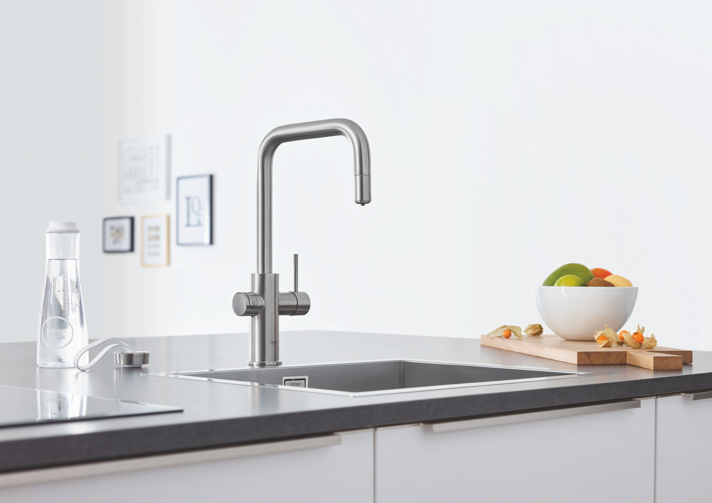 Grohe Blue Home zestaw startowy z baterią kuchenną stal nierdzewna 31543DC0