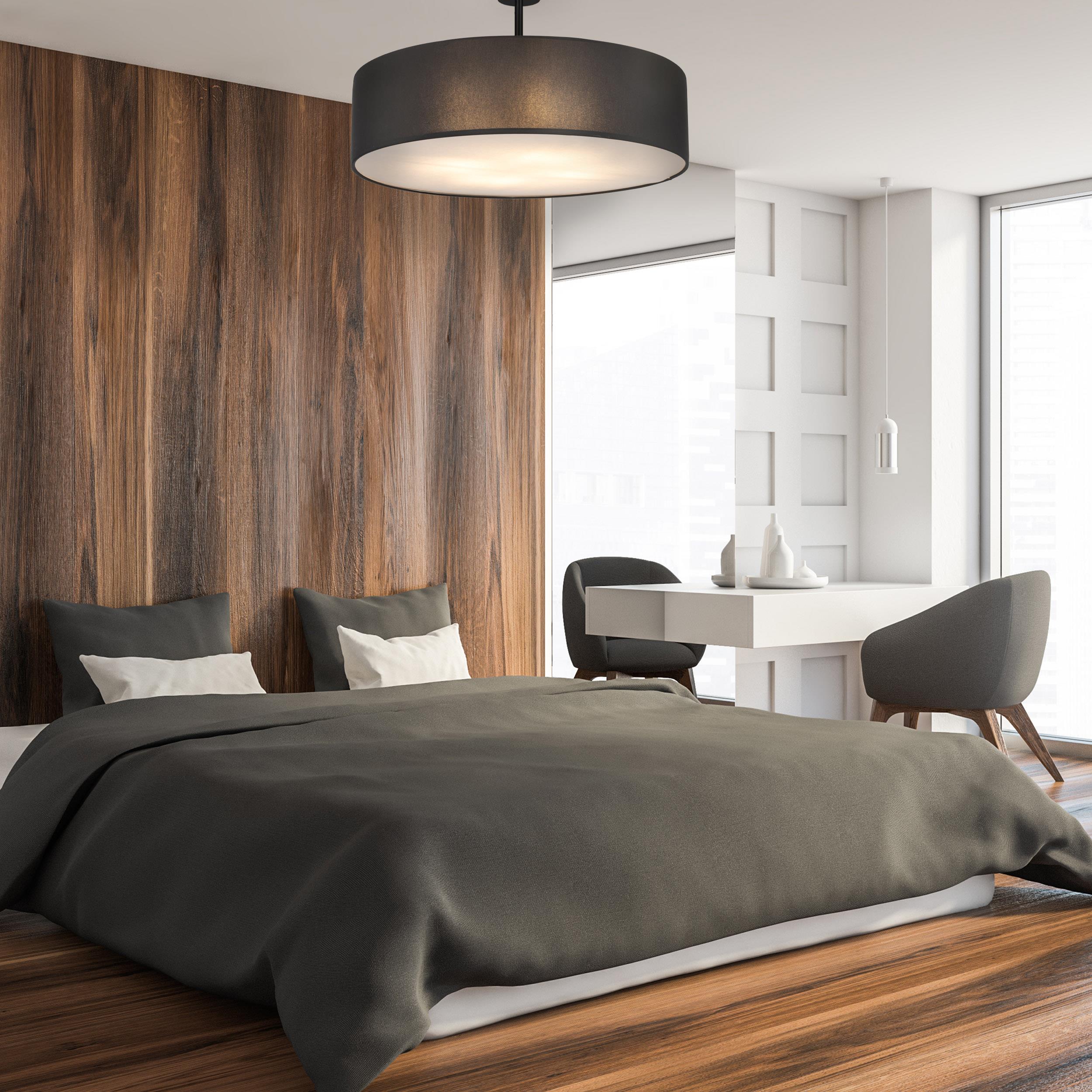 TK Lighting Rondo lampa podsufitowa 4x15W czarny/biały 4245