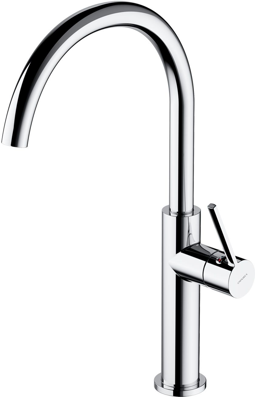 Omnires Tula bateria kuchenna stojąca chrom TL6050CR