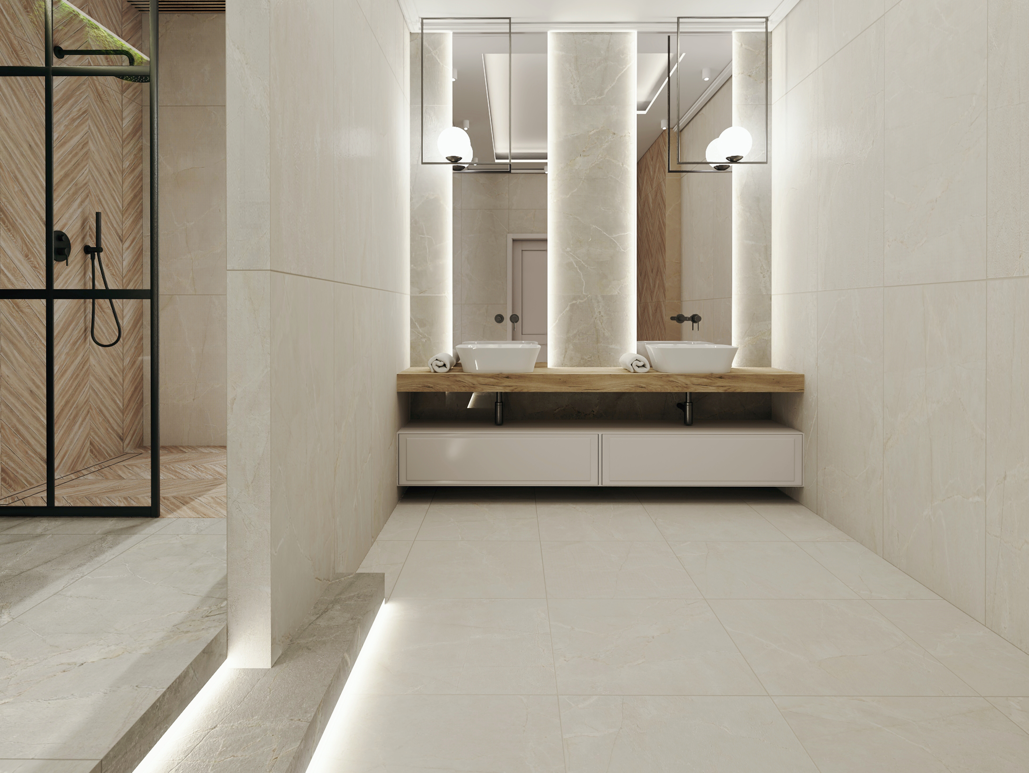 Ego Ceramics Crista White płytka ścienno-podłogowa 60x120 cm