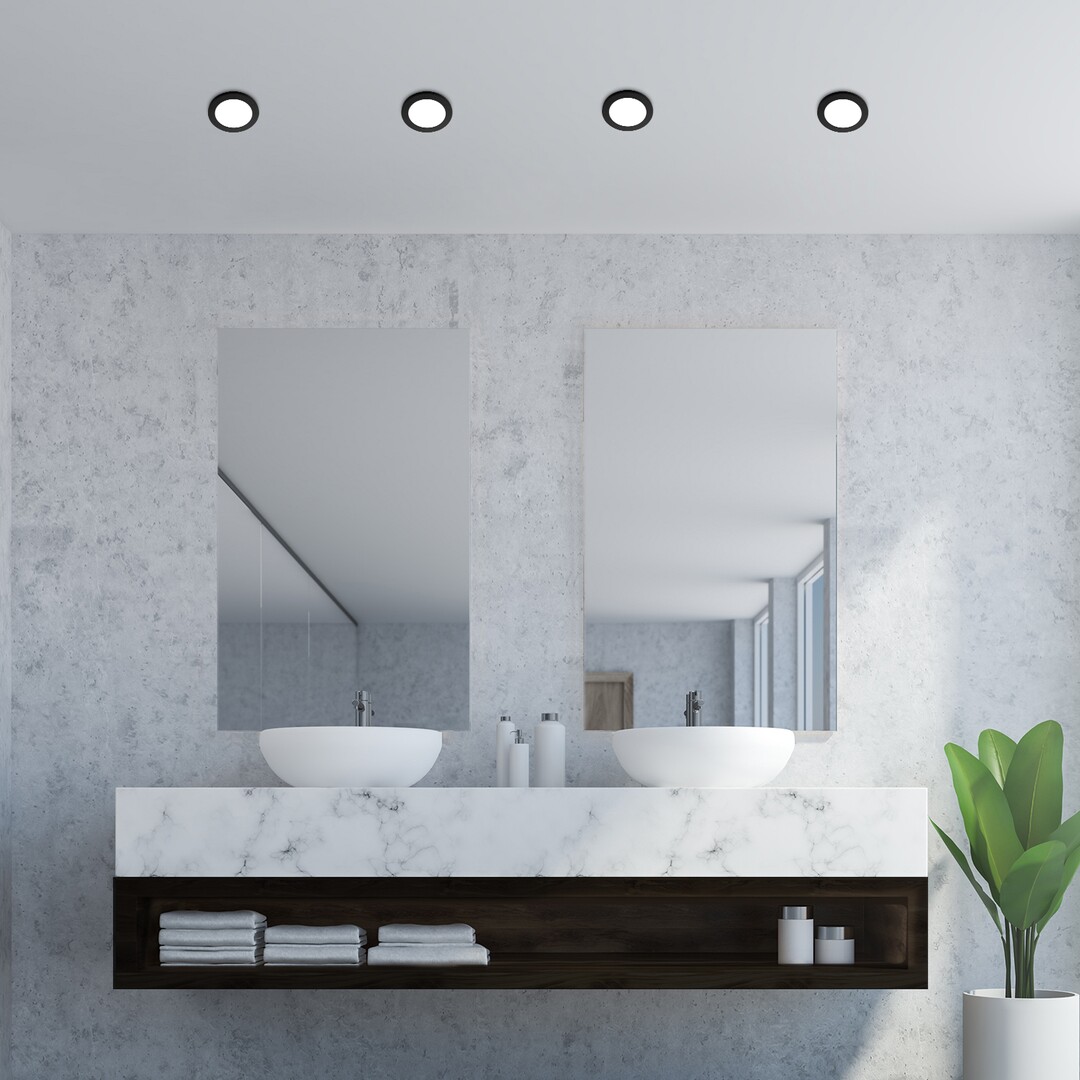 Rabalux Coco plafon 1x3W LED czarny/biały 5274