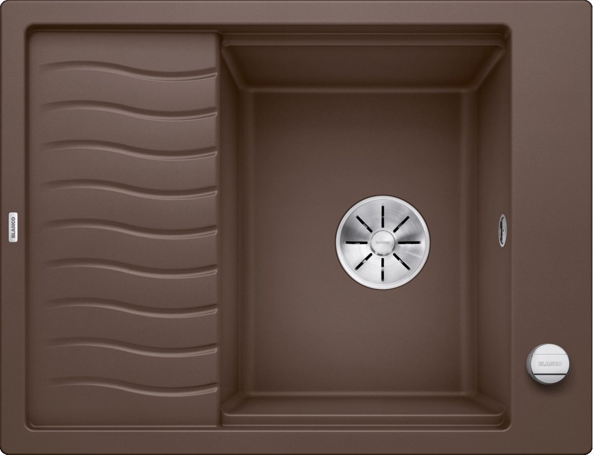 Blanco Elon 45 S zlewozmywak 65x50 cm z Silgranit PuraDur kawowy 524823