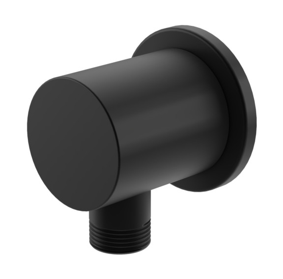 Kohlman Experience Black /Roxin Black przyłącze kątowe węża czarny mat QW166EB