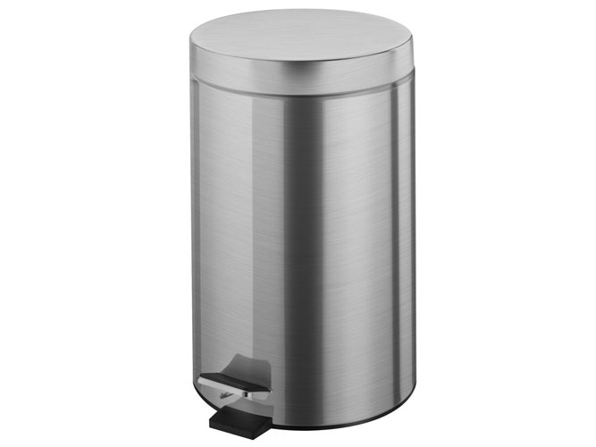 Bisk Masterline kosz na śmieci 20 l satyna/nikiel 01017