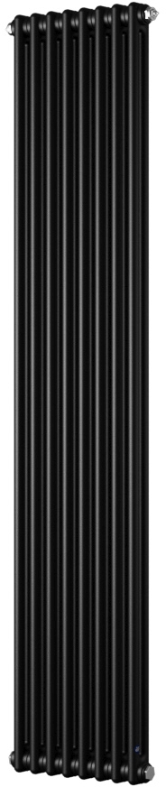 Instal Projekt Tubus 2 grzejnik dekoracyjny 149,3x38 cm podłączenie dolne czarny mat TUB2-150/08D50C31