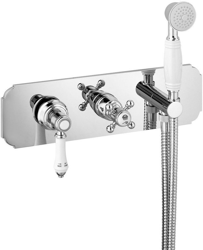 Sapho Vienna bateria wannowo-prysznicowa podtynkowa chrom VO143