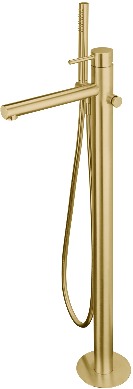 Herzbach Design iX PVD bateria wannowo-prysznicowa wolnostojąca mosiądz 21.132055.2.41