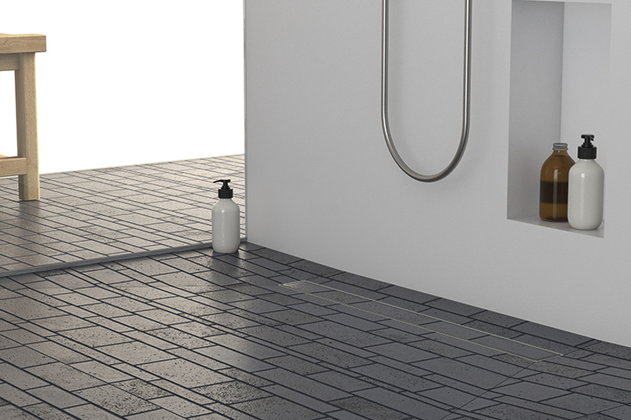 Laveo Plado odpływ prysznicowy 60 cm ruszt pod płytkę COV260D