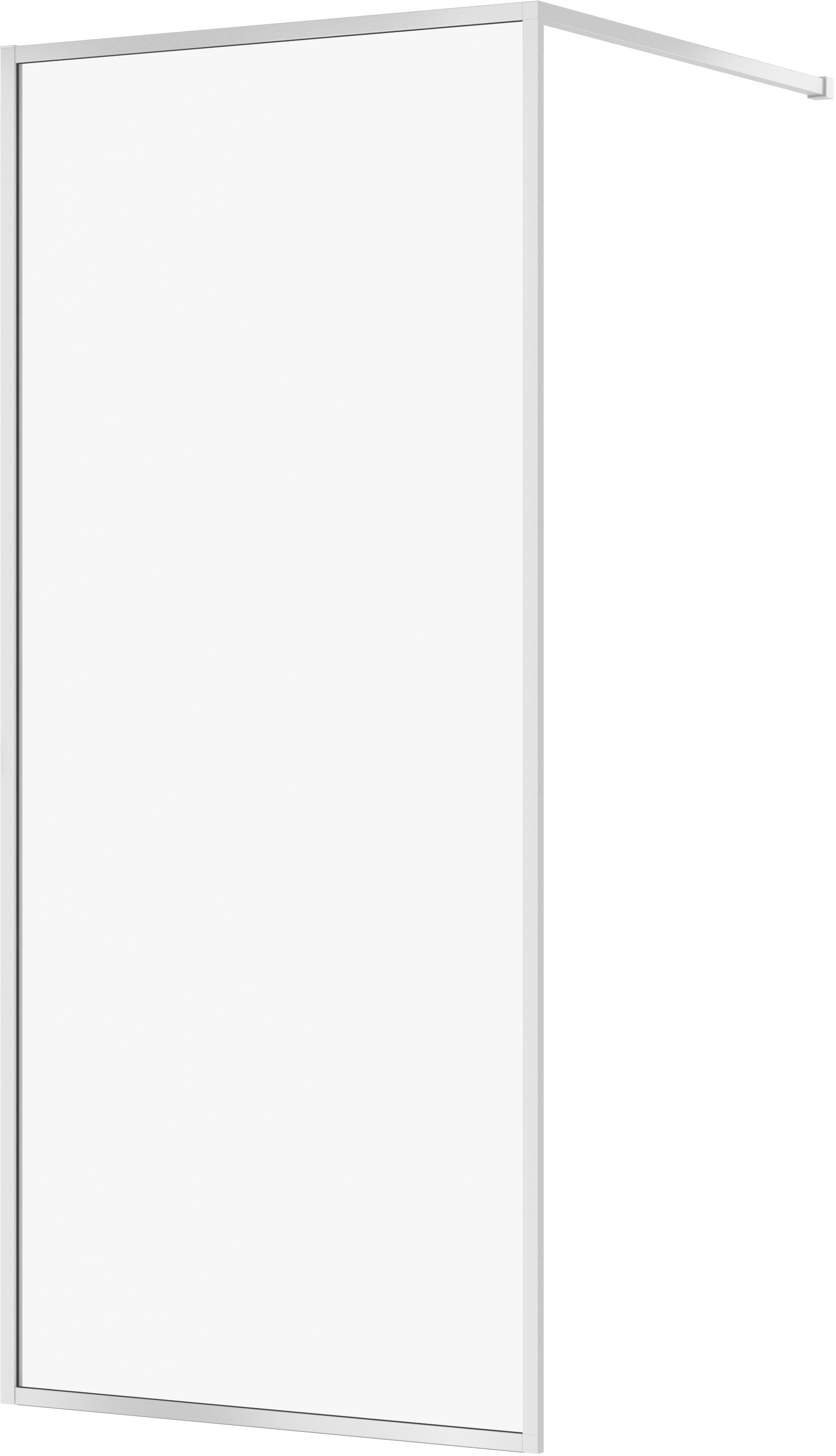 Cersanit Larga ścianka prysznicowa 90 cm Walk-In chrom/szkło przezroczyste S932-135