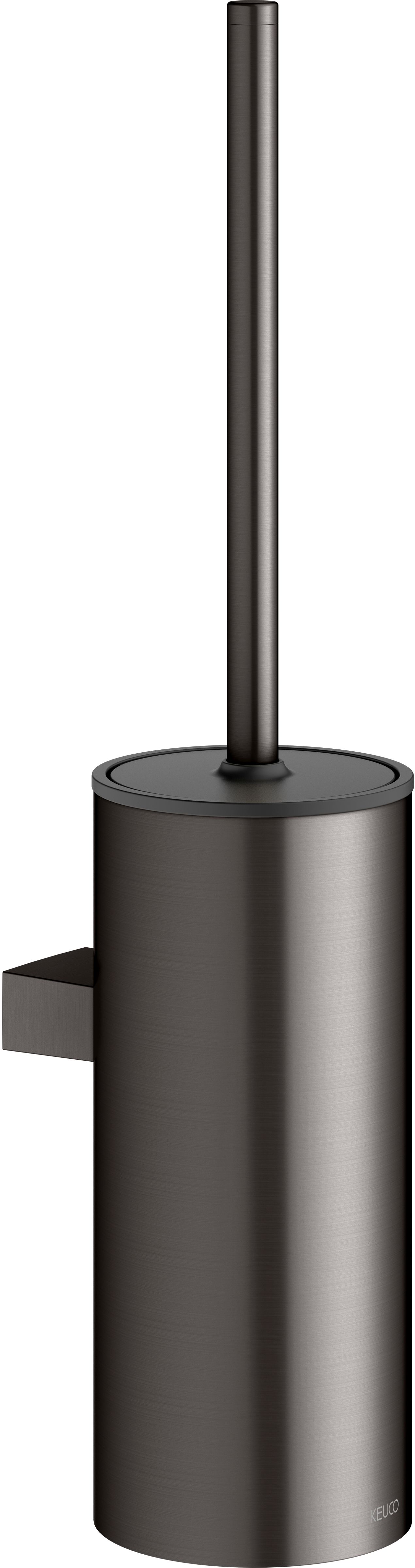 Keuco Collection Moll szczotka toaletowa ścienna tytan czarny szczotkowany/antracyt 12769350101