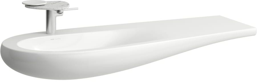 Laufen Il Bagno Alessi umywalka 120x50 cm meblowa lewa Laufen Clean Coat biała H8149734001041