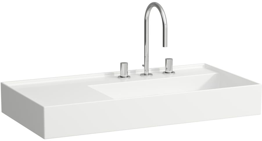 Laufen Kartell umywalka 90x46 cm prostokątna biała H8103390001581
