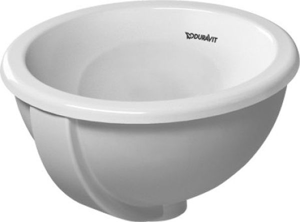 Duravit Architec Bali umywalka 33,5 cm wpuszczana okrągła biała 0473340031