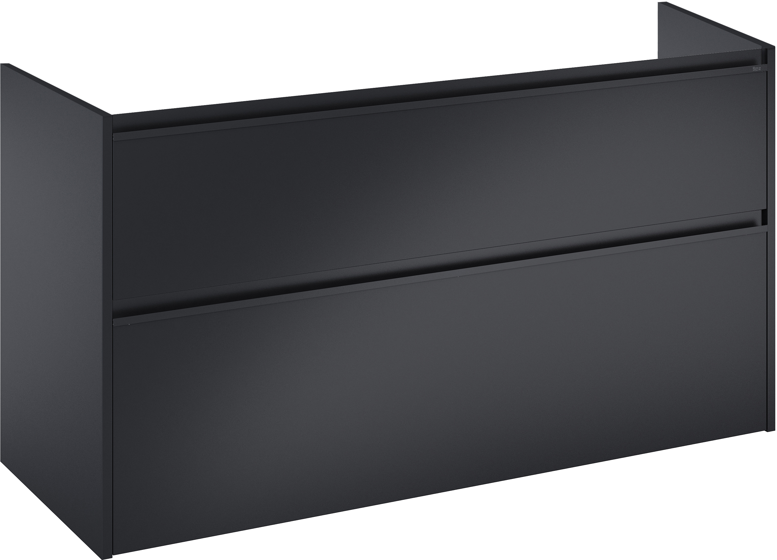 Roca Gap Pro szafka 119,1x46x66,3 cm podumywalkowa wisząca czarna A857906532