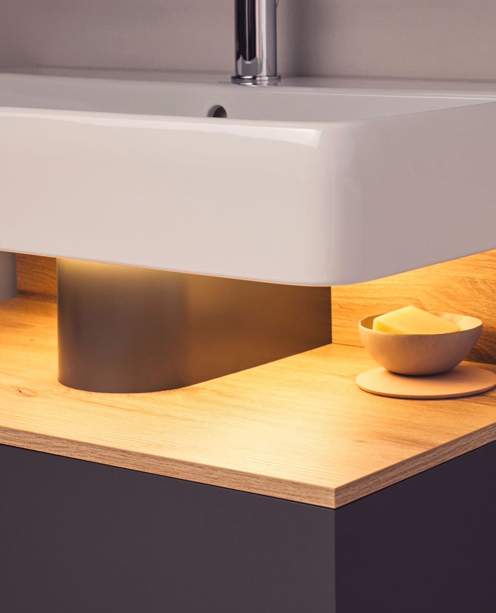 Duravit Qatego umywalka 100x47 cm meblowa prostokątna HygieneGlaze biały połysk 2382102000