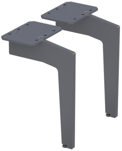 Oristo Uni nogi 2 szt do szafki 23 cm grafit mat OR00-A-NO-23-6