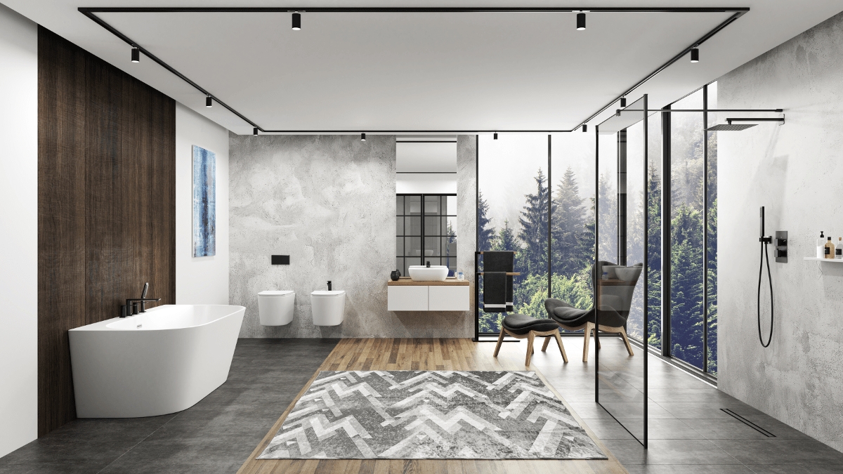 Corsan Mono wanna przyścienna 160x75 cm owalna biała E-030LCH