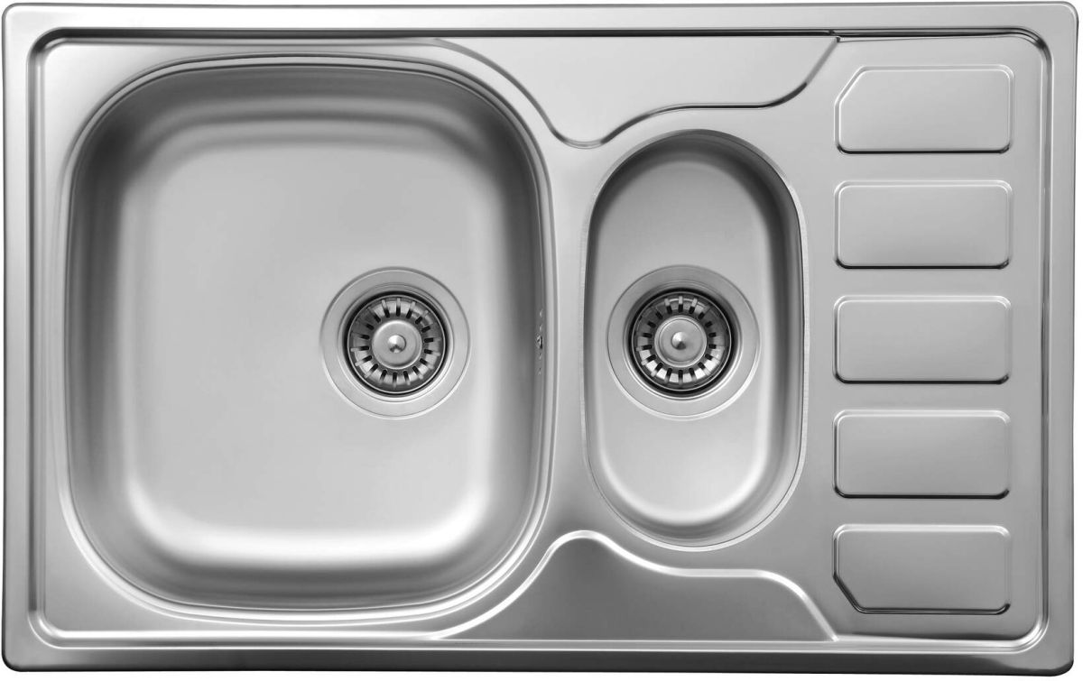 Deante Soul zlewozmywak stalowy 78x49 cm dekor ZEO3513