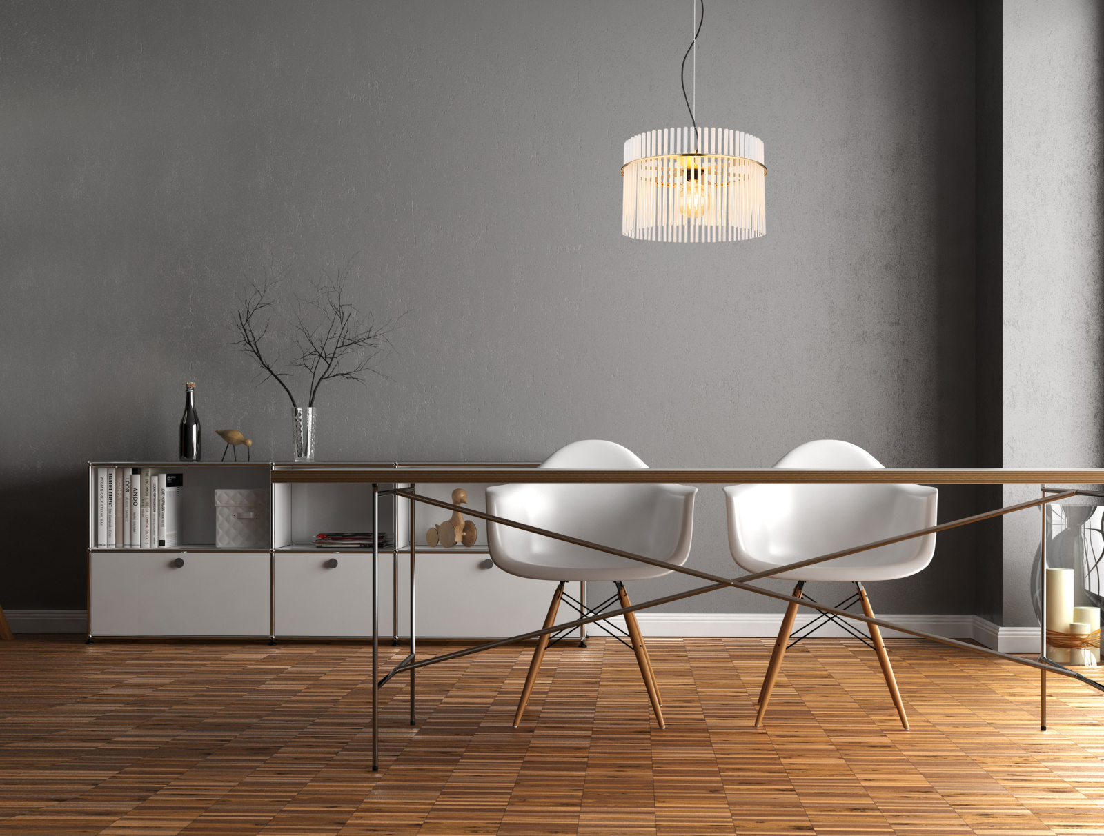 Globo Lighting Gorley lampa wisząca 1x60 W biała-przezroczysta-złota 15698HM