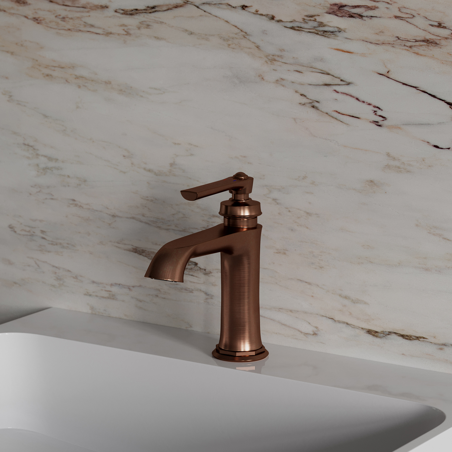 Omnires Armance bateria umywalkowa stojąca miedź antyczna szczotkowana AM5210ORB - Wysyłka w 24h