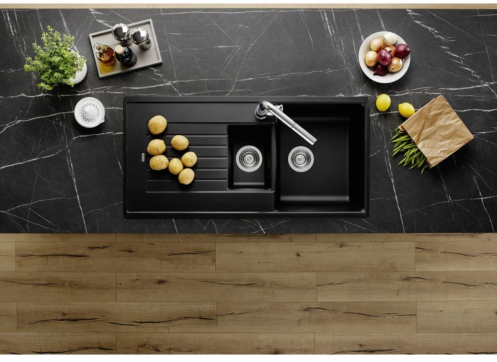 Blanco Zia 6 S zlewozmywak 100x50 cm Silgranit czarny 526021 - Wysyłka w 24h