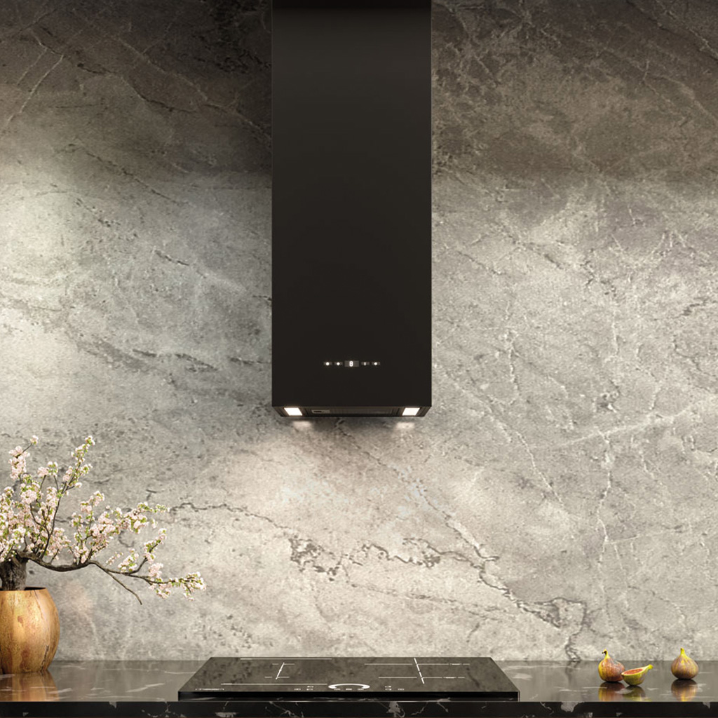 Maan Ponza okap kuchenny 30 cm kominowy czarny OPONW830LESW.S3CZ.MC.2L_EO - Wysyłka w 24h