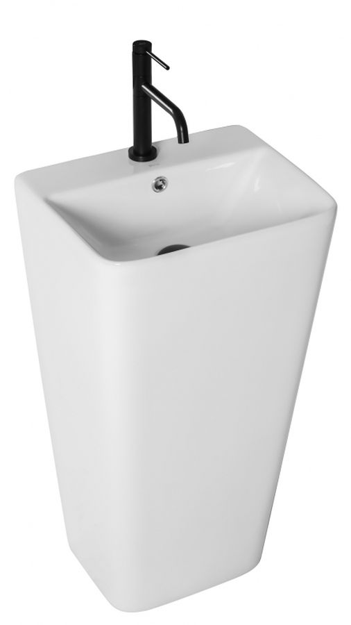 Rea Aris umywalka 44x37,5 cm prostokątna wolnostojąca biała REA-U5637 - Wysyłka w 24h