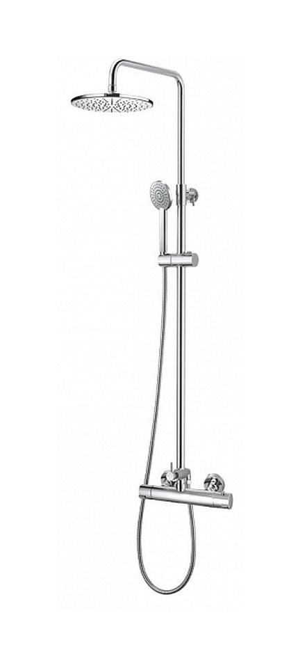 Art Platino zestaw prysznicowy termostatyczny z deszczownicą chrom TER-ZKPN.400C
