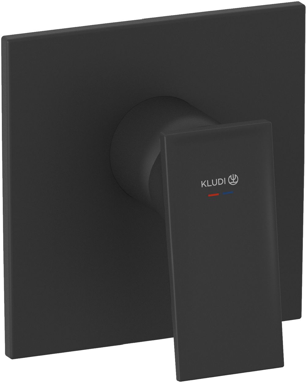 Kludi Decus bateria prysznicowa podtynkowa czarna 547553975