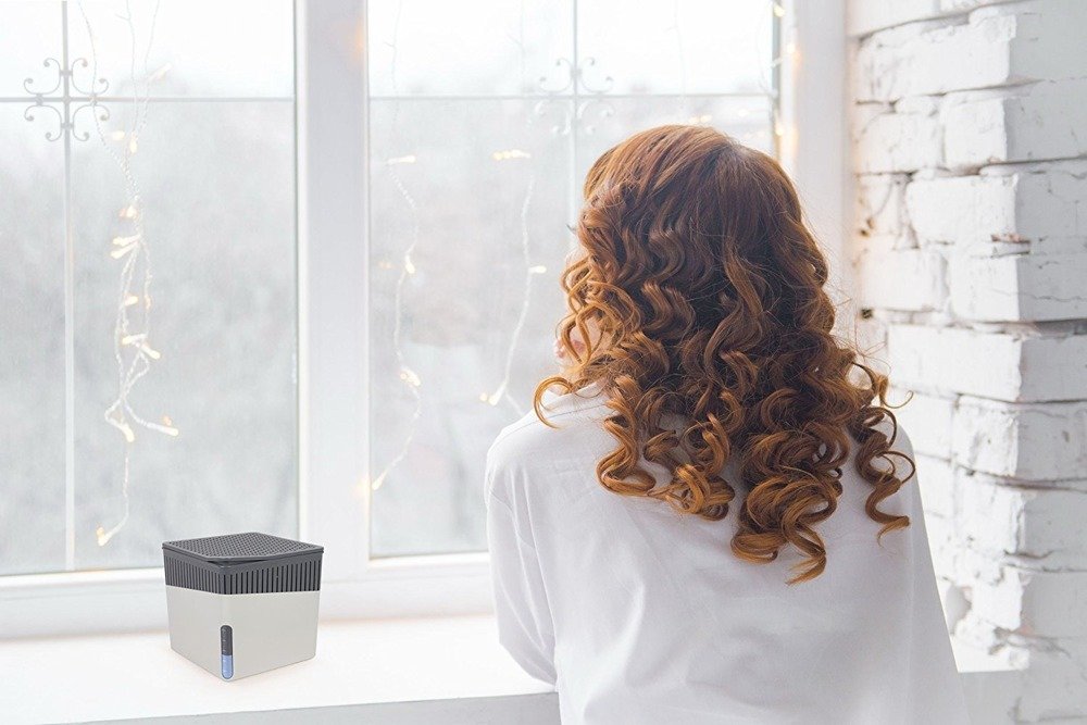 Wenko Cube pochłaniacz wilgoci z wkładem szary 50221100 - Wysyłka w 24h