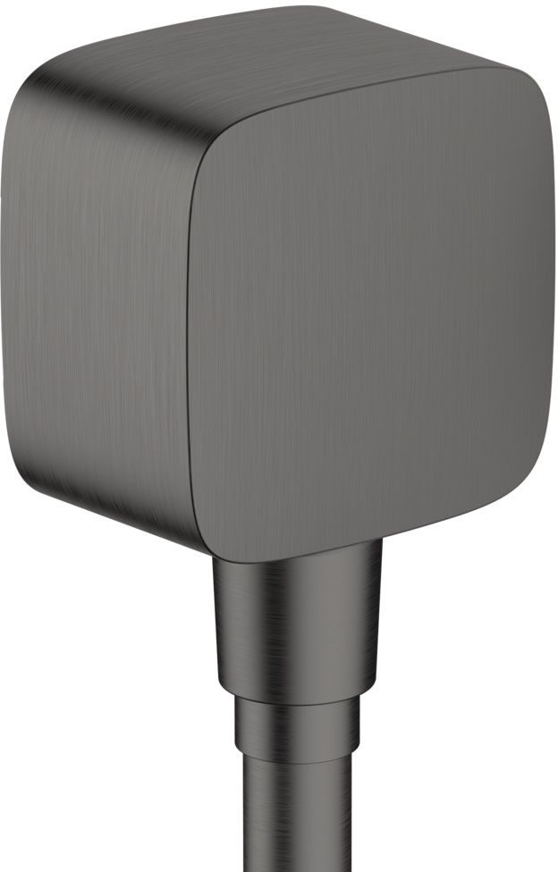 Hansgrohe Fixfit przyłącze kątowe z zaworem zwrotnym czarny chrom szczotkowany 26457340