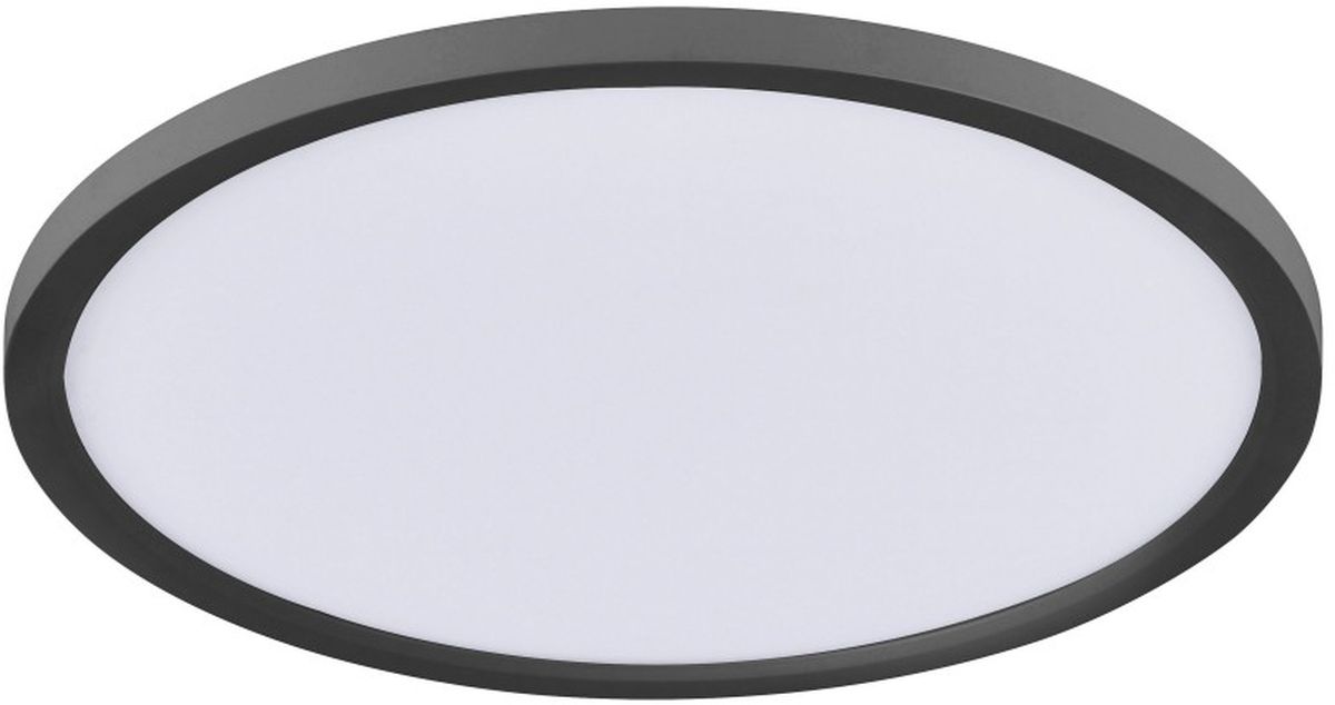 Just Light Flat plafon 1x20W czarny 15571-18