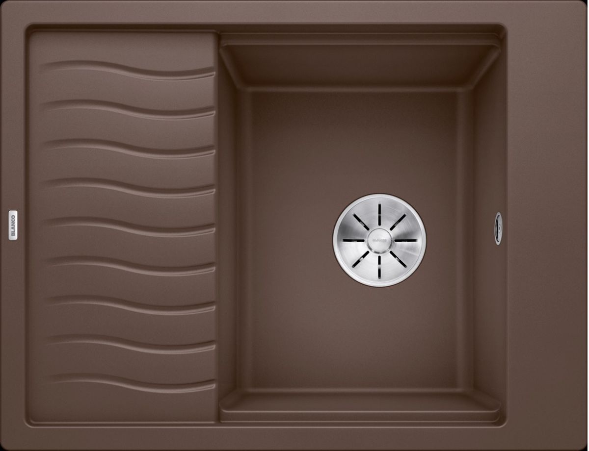 Blanco Elon 45 S zlewozmywak 65x50 cm z Silgranit PuraDur kawowy 524833