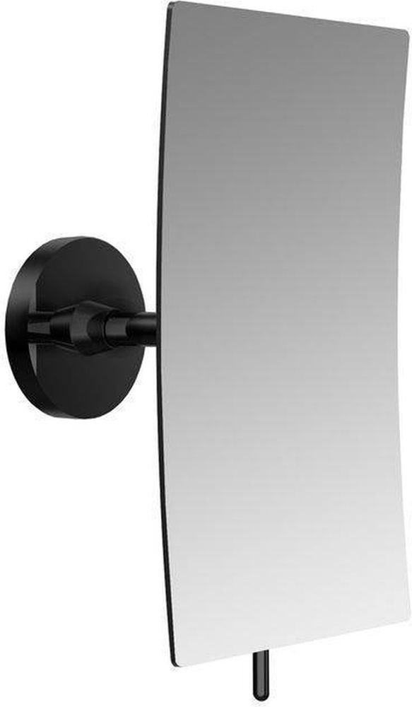 Emco Pure lusterko kosmetyczne 13,2x20,8 cm prostokątne czarny 109413307