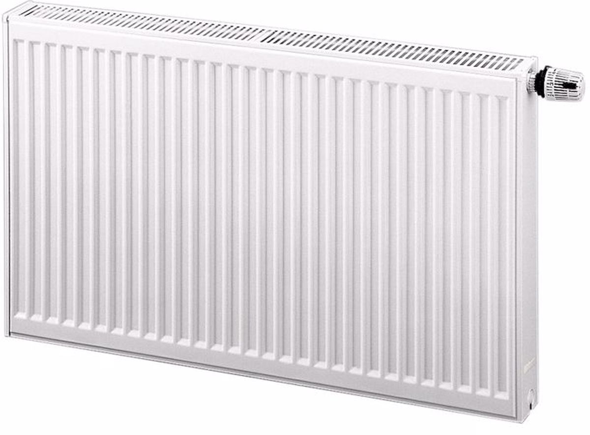 Purmo Ventil Compact grzejnik płytowy 30x100 cm podłączenie dolne biały CV21 300x1000