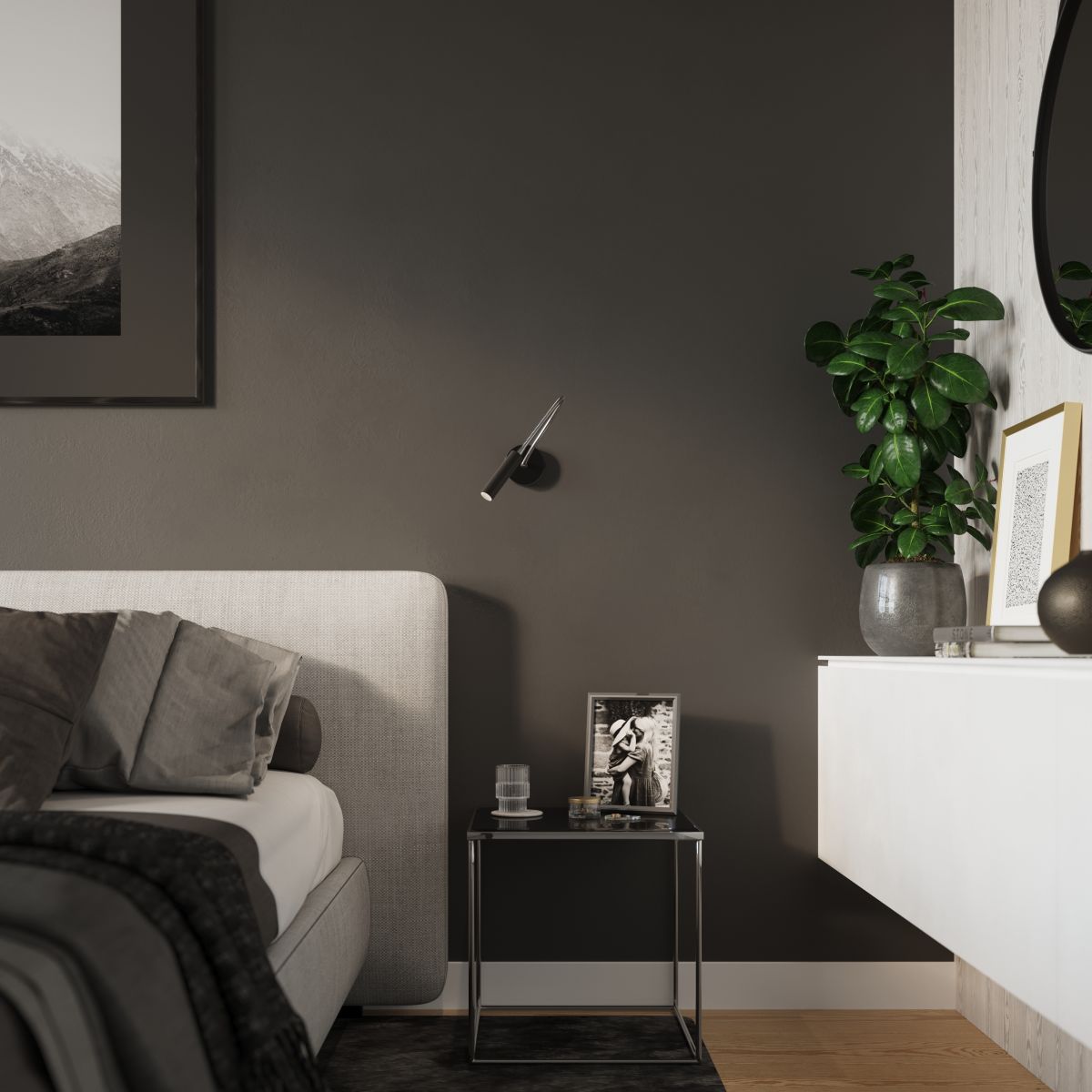 Sollux Lighting Axil kinkiet 1x40W czarny SL.0910