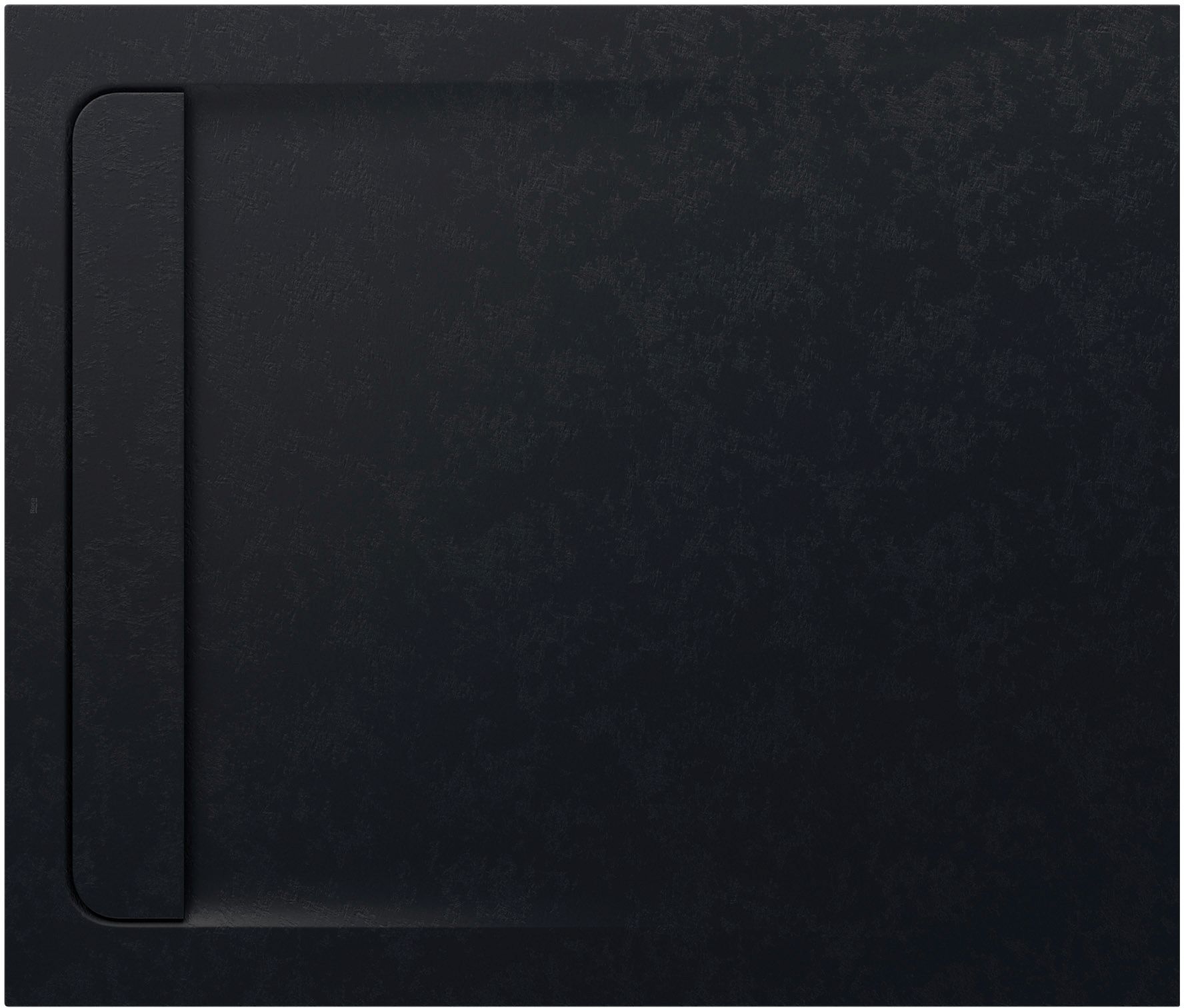 Roca Aquos brodzik prostokątny z syfonem 100x80 cm czarny AP6013E832001400