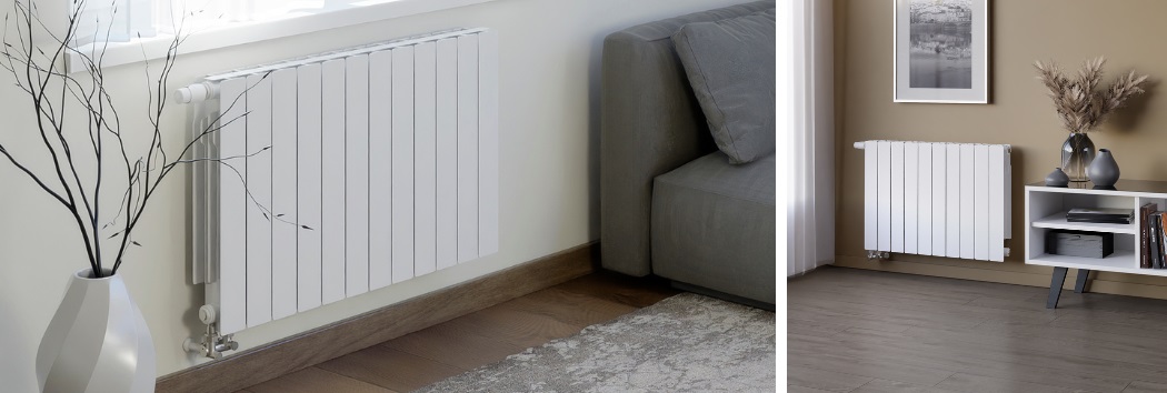 KFA Armatura ADR grzejnik pokojowy 57x96,6 cm podłączenie dolne biały 763-123-44