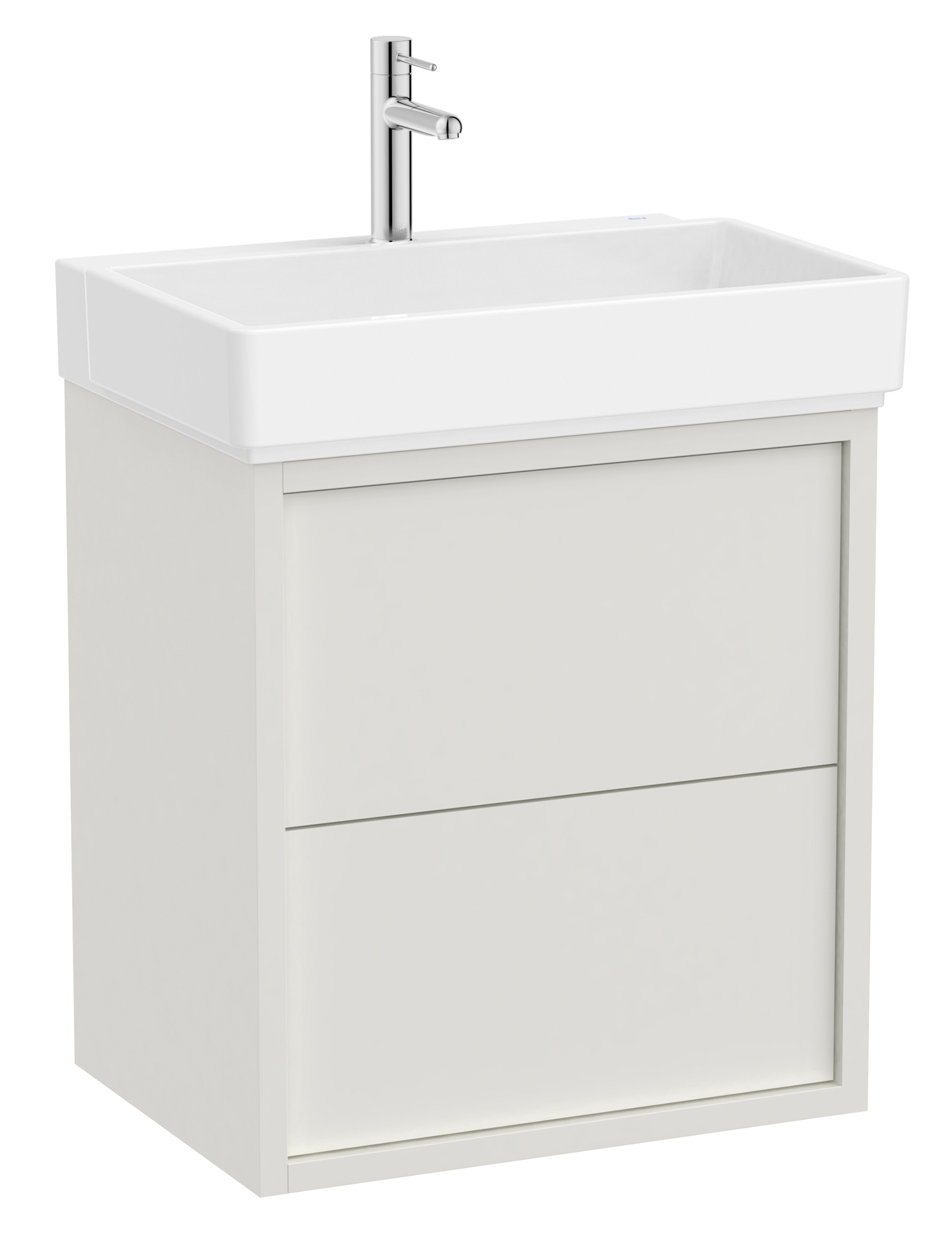 Roca Tura umywalka z szafką 80 cm biały mat A852026558