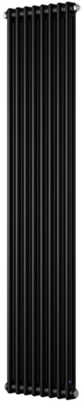 Instal Projekt Tubus 2 grzejnik dekoracyjny 179,3x47 cm podłączenie dolne czarny mat TUB2-180/10D50C31