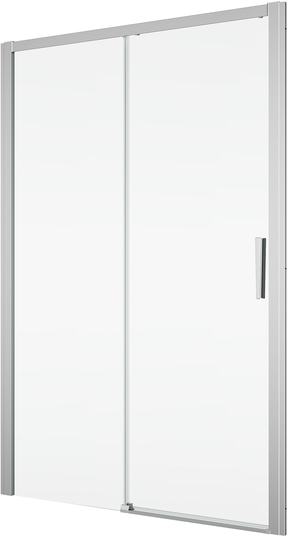 SanSwiss Divera drzwi prysznicowe 100 cm rozsuwane srebrny połysk/szkło przezroczyste D22S2B1005007