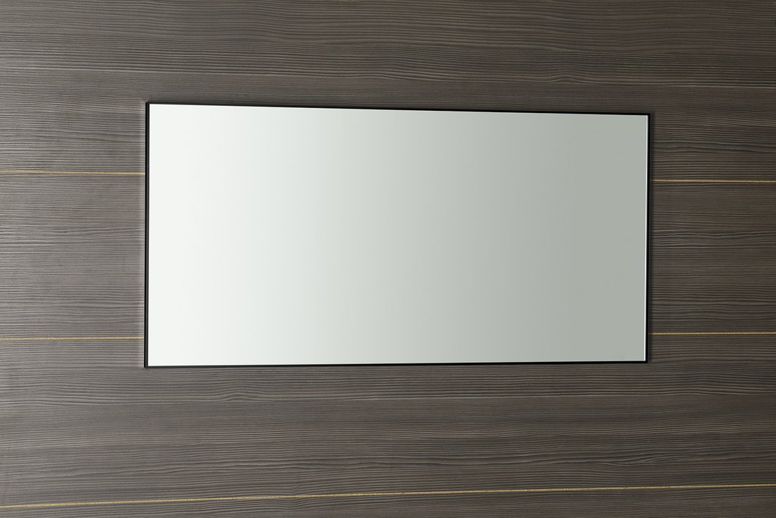 Sapho Arowana lustro 100x50 cm rama czarny mat AWB1050