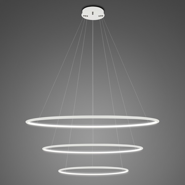 Altavola Design Ledowe Okręgi lampa wisząca 110W biała LA075/P_80_in_4k_white