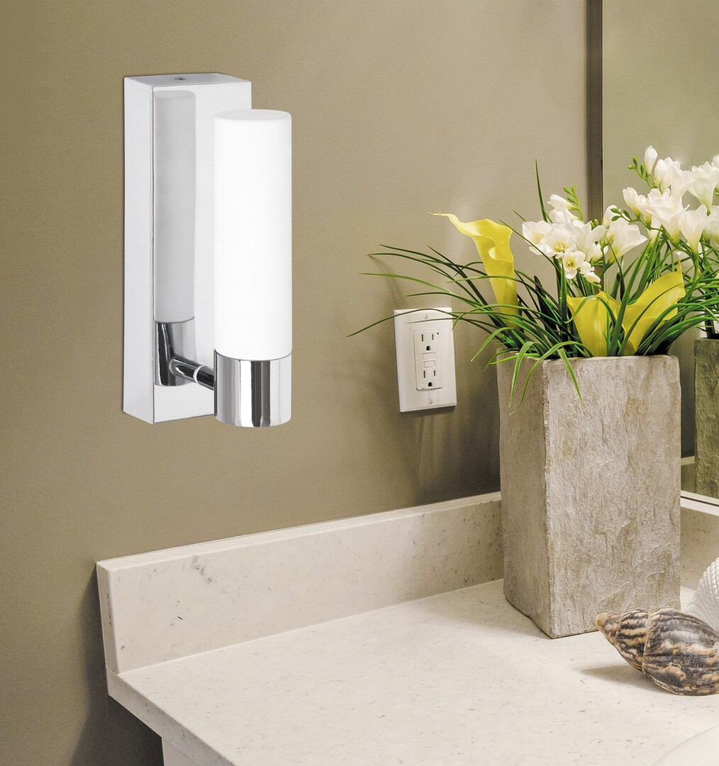 Rabalux Jim kinkiet 1x5W chrom/szkło białe 5749