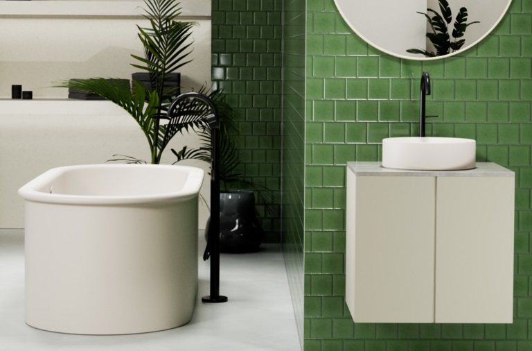 Bette Suno umywalka 34x34 cm okrągła nablatowa biała A250-000