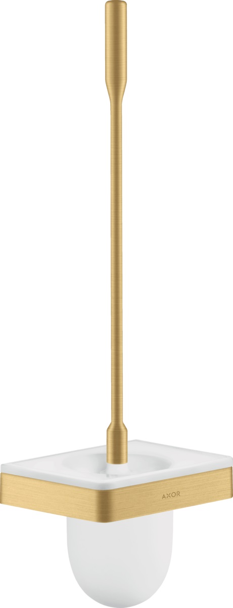 Axor Universal Softsquare szczotka toaletowa ścienna złoty optyczny szczotkowany 42835250